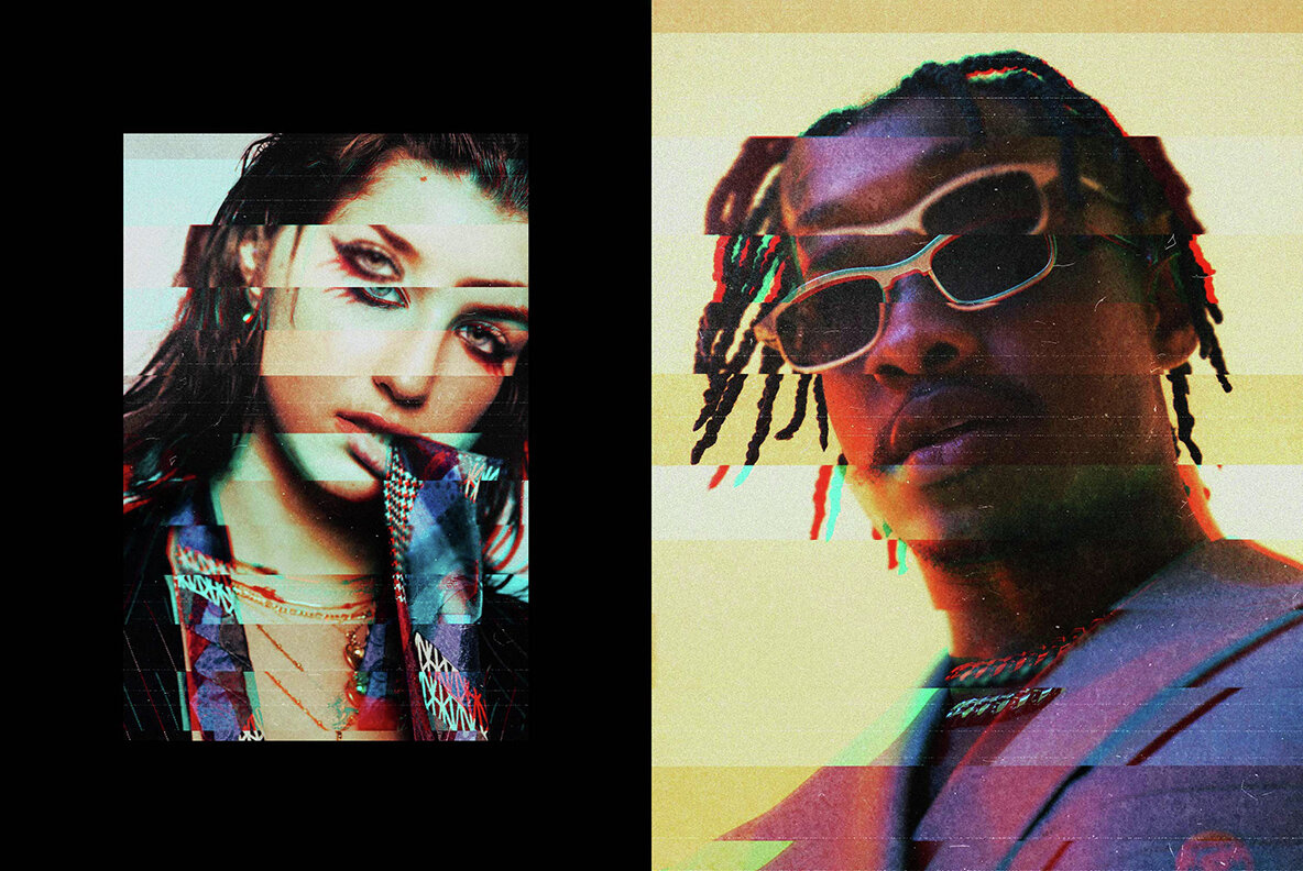 Fractal Glass Photo Effect 8