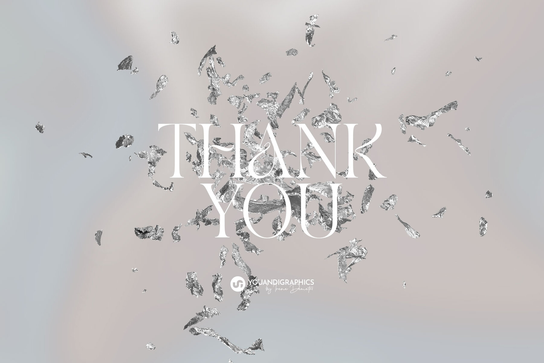 Gold   Silver Foil PNG Elements 17