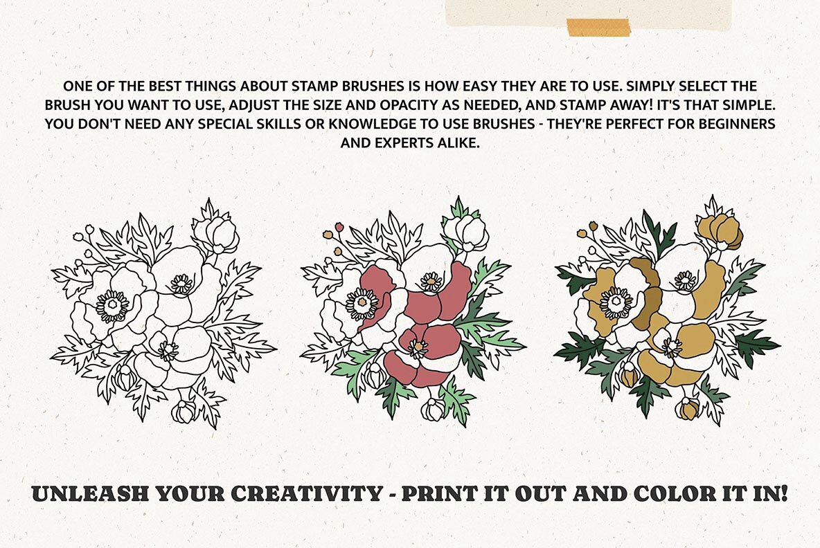 Stamps   Brushes Collection 6