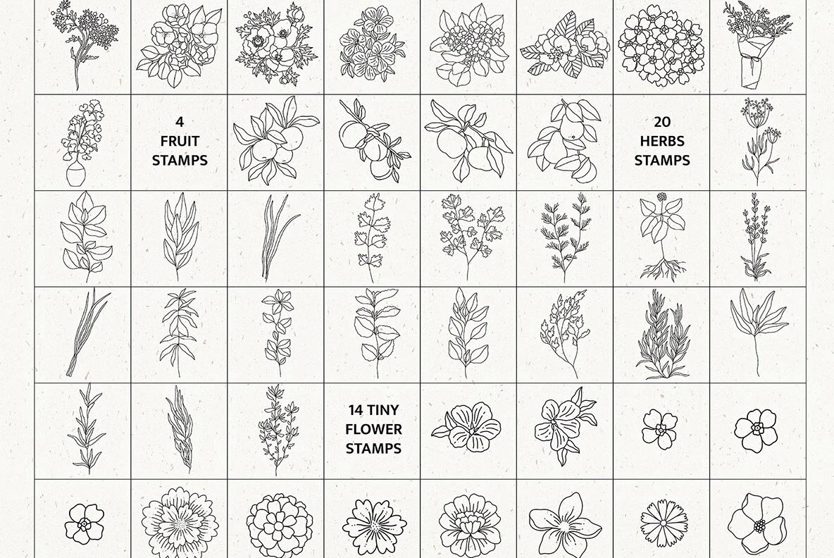 Stamps   Brushes Collection 11