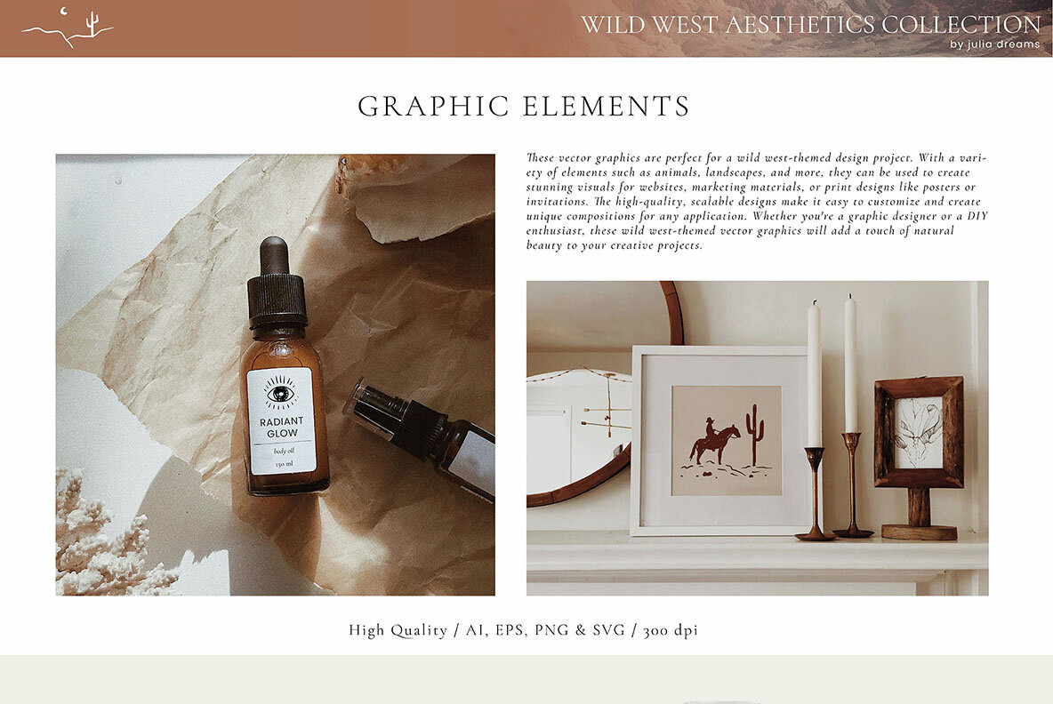 Wild West Watercolor Western Collection 10