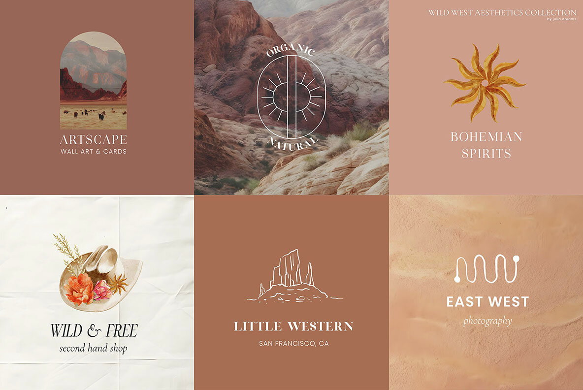 Wild West Watercolor Western Collection 12