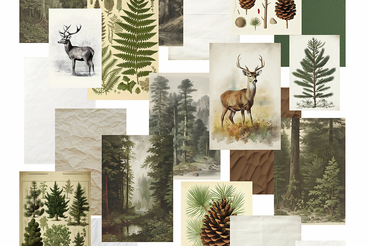 Enchanted Forest Watercolor Collection 14