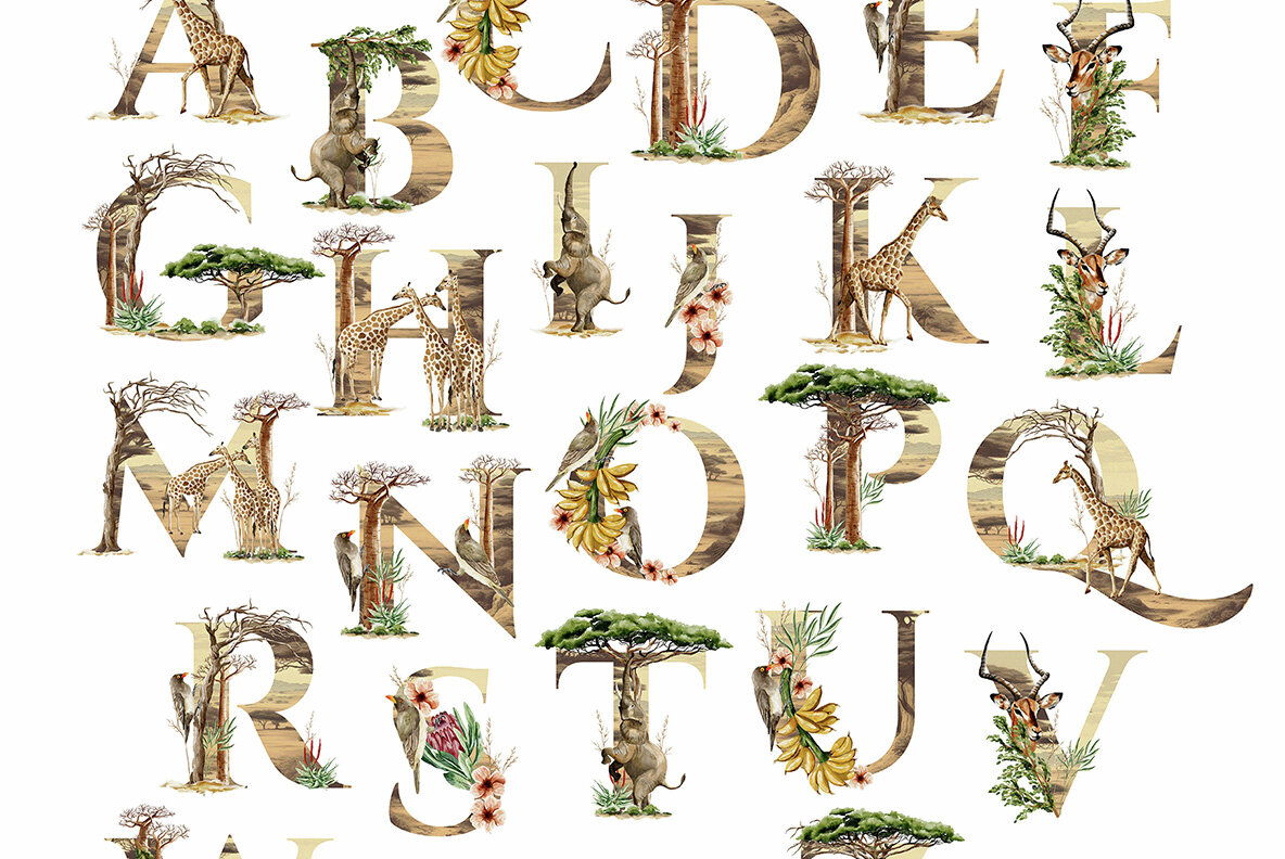 Savanna Serenade Watercolor Collection 6