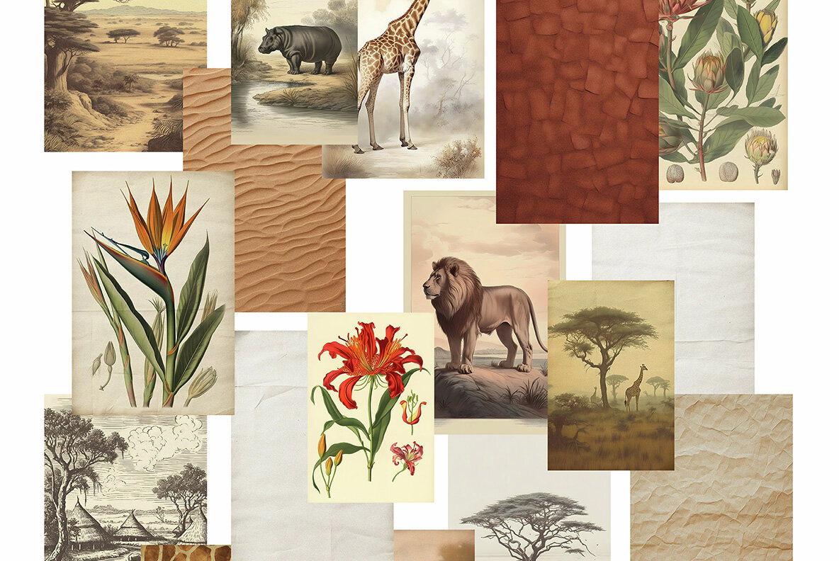 Savanna Serenade Watercolor Collection 14