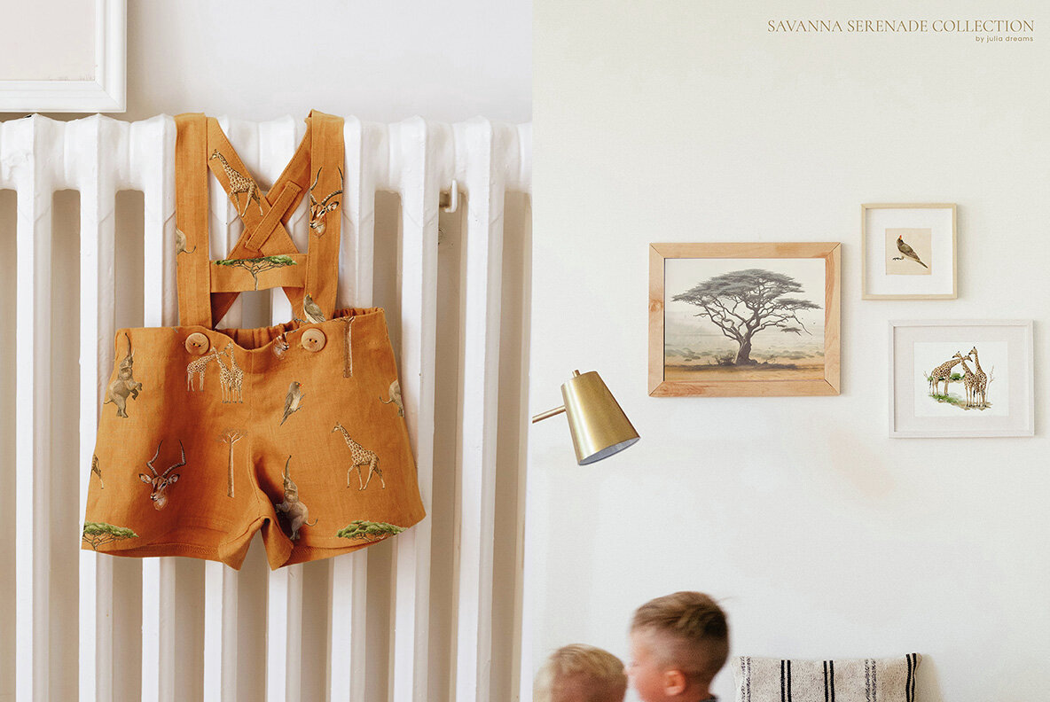 Savanna Serenade Watercolor Collection 17