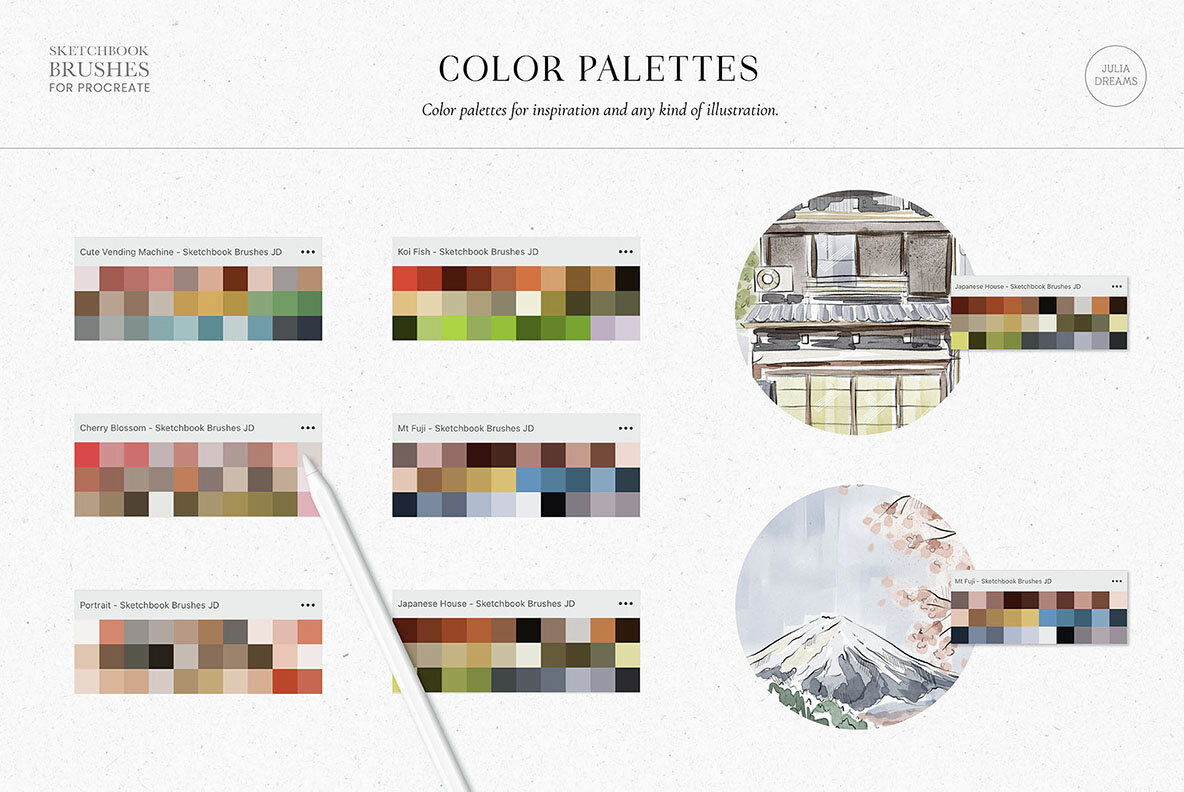 Sketchbook Procreate Brushes Mixed Media 7