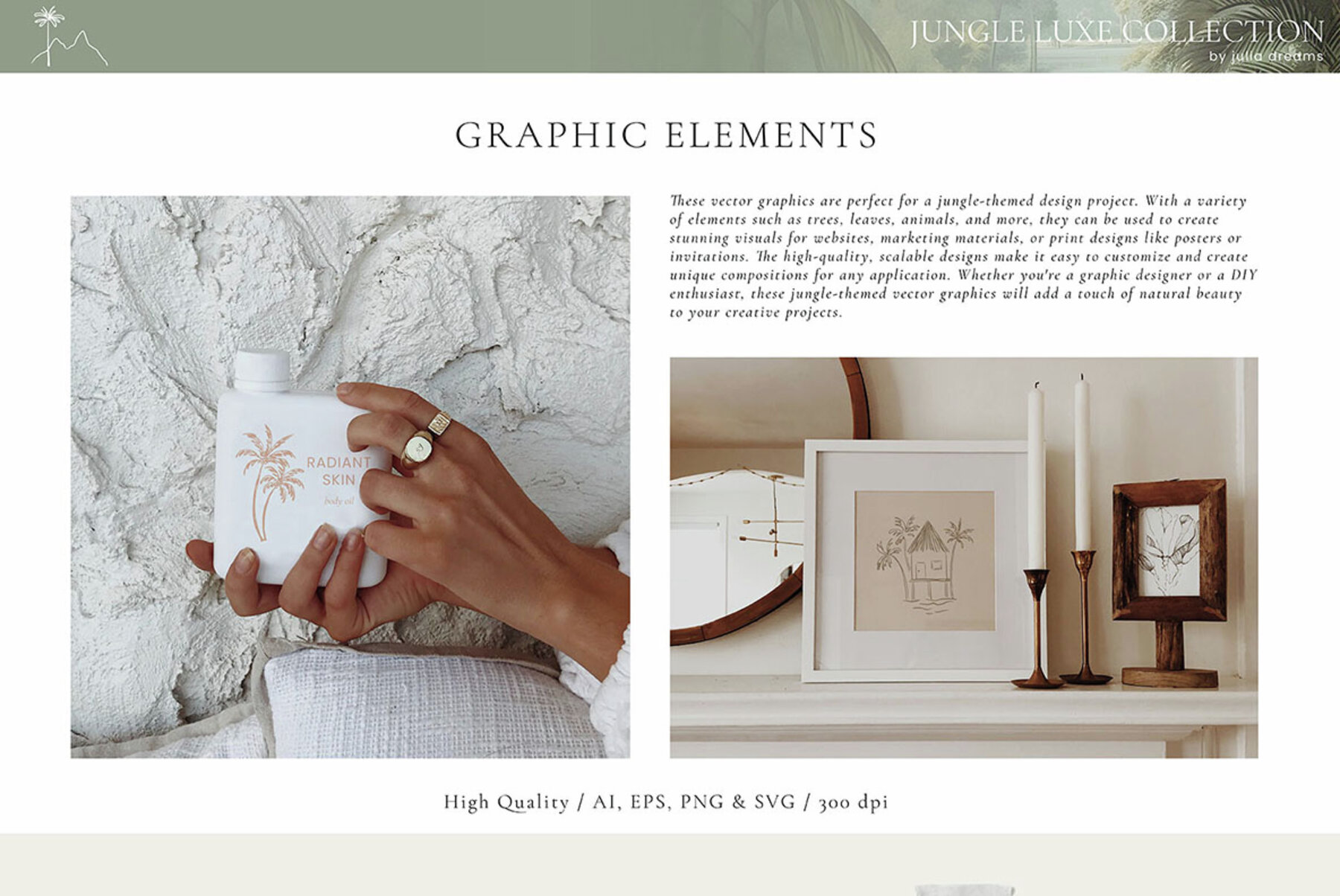 Jungle Luxe Watercolor Tropical Collection 10