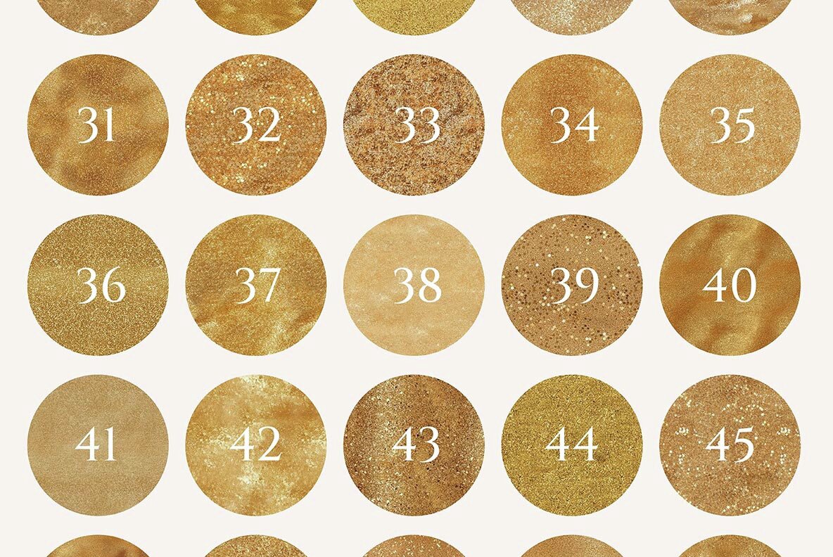 Golden Glitz Textures Gold Foil 5