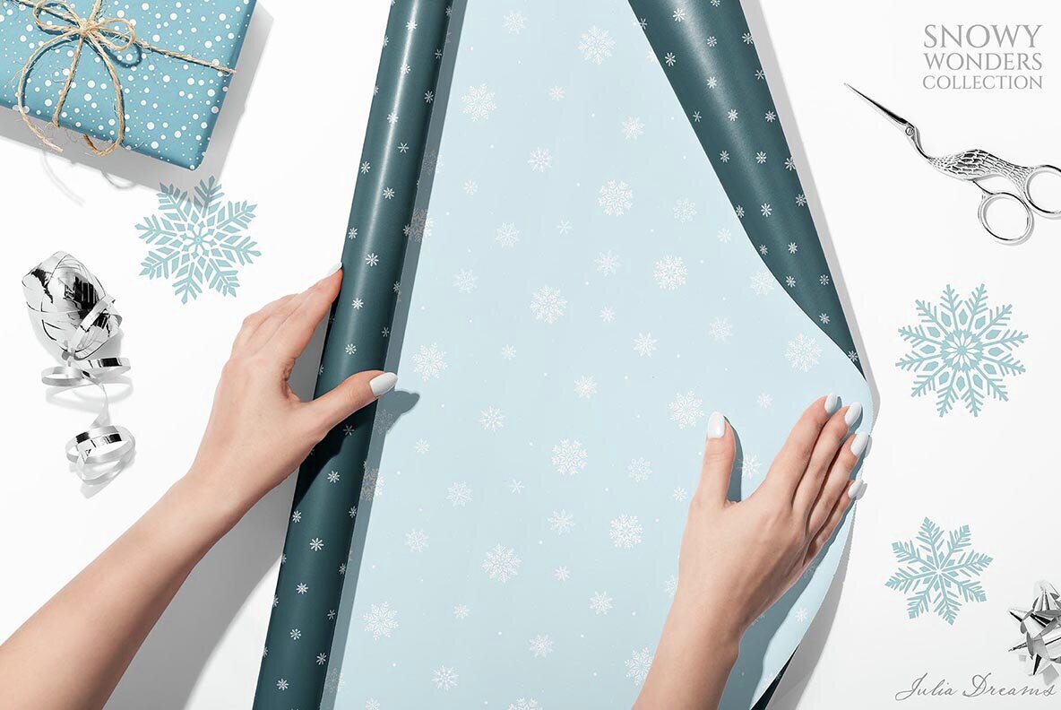 Snowy Wonders SVG Snowflakes Collection 3