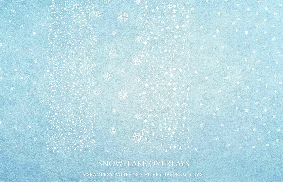 Snowy Wonders SVG Snowflakes Collection 6