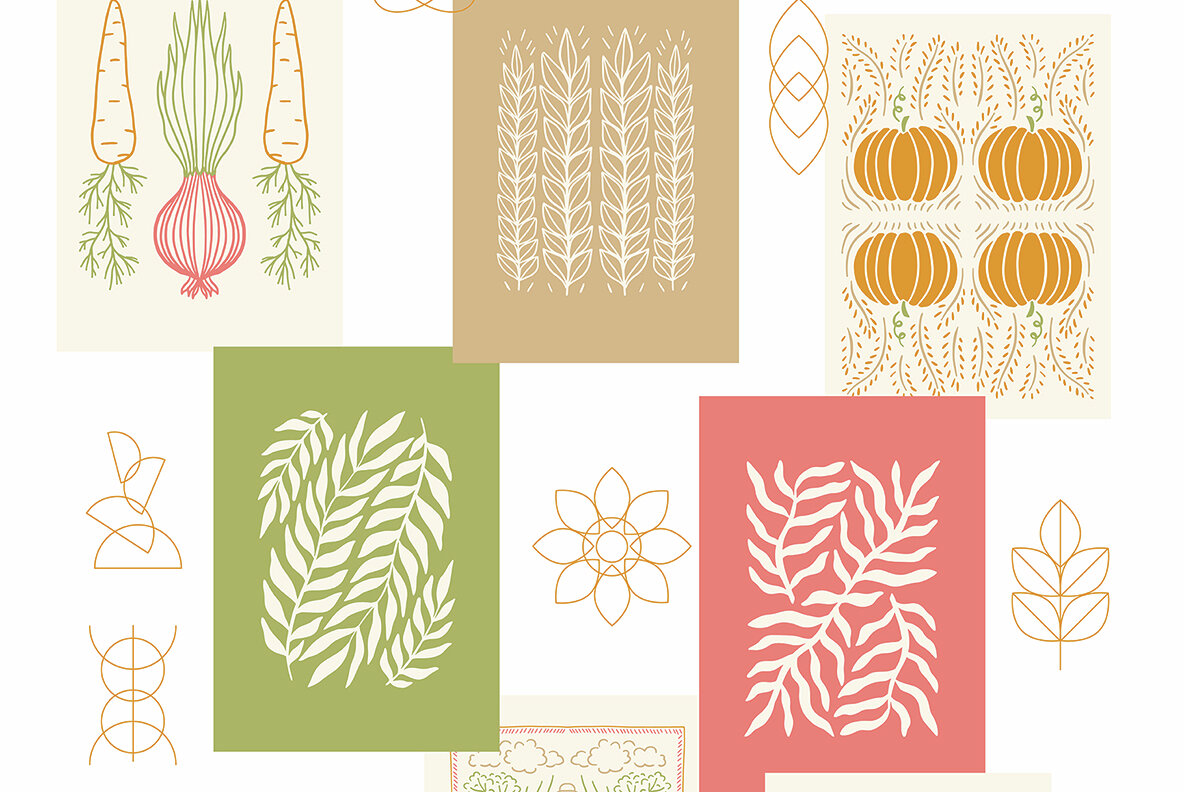 Farm Life Animals Watercolor Collection 16