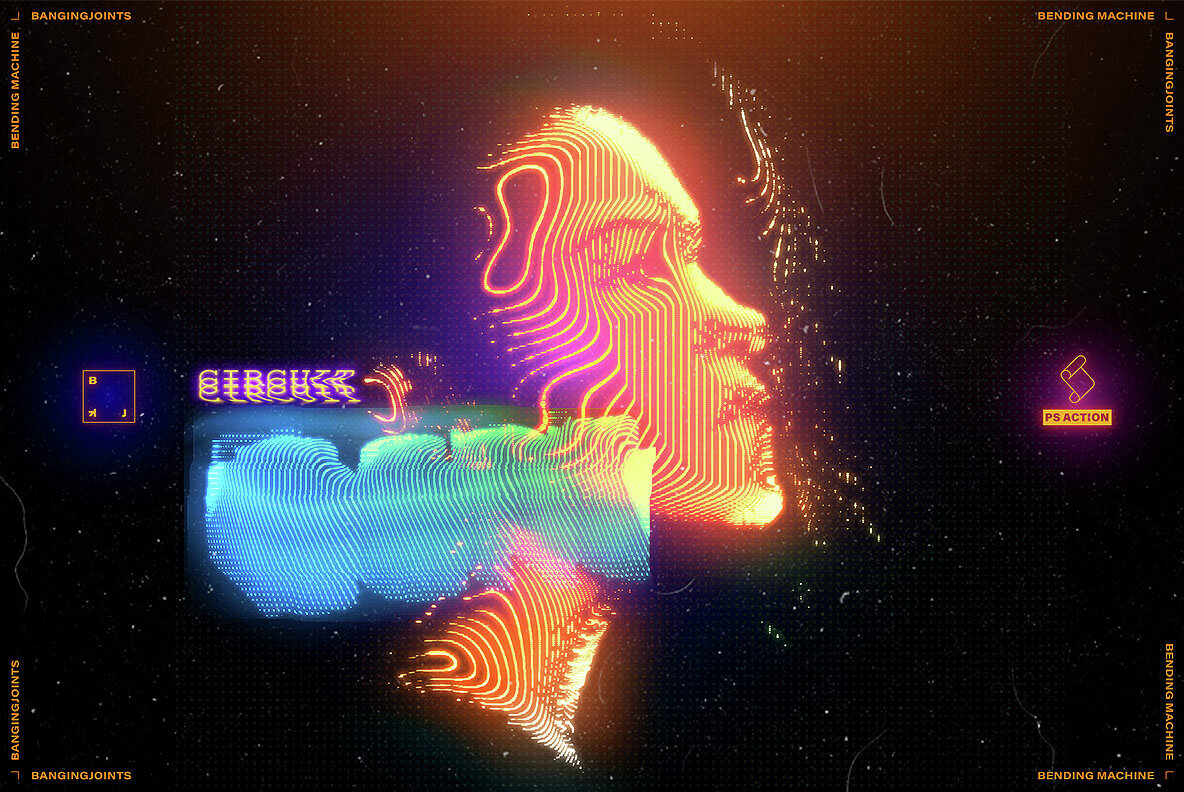 Circuit Bent Machine   Photoshop Action 1