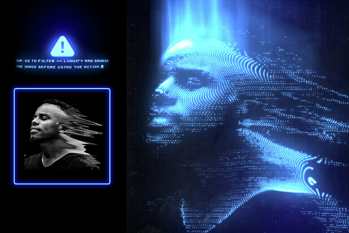 Circuit Bent Machine   Photoshop Action 6