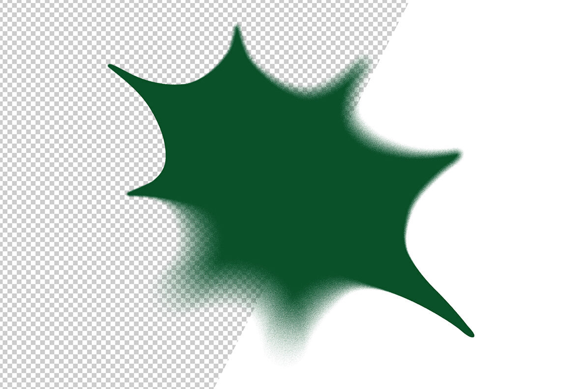 Tinsel Christmas Themed Shapes and Composition 3