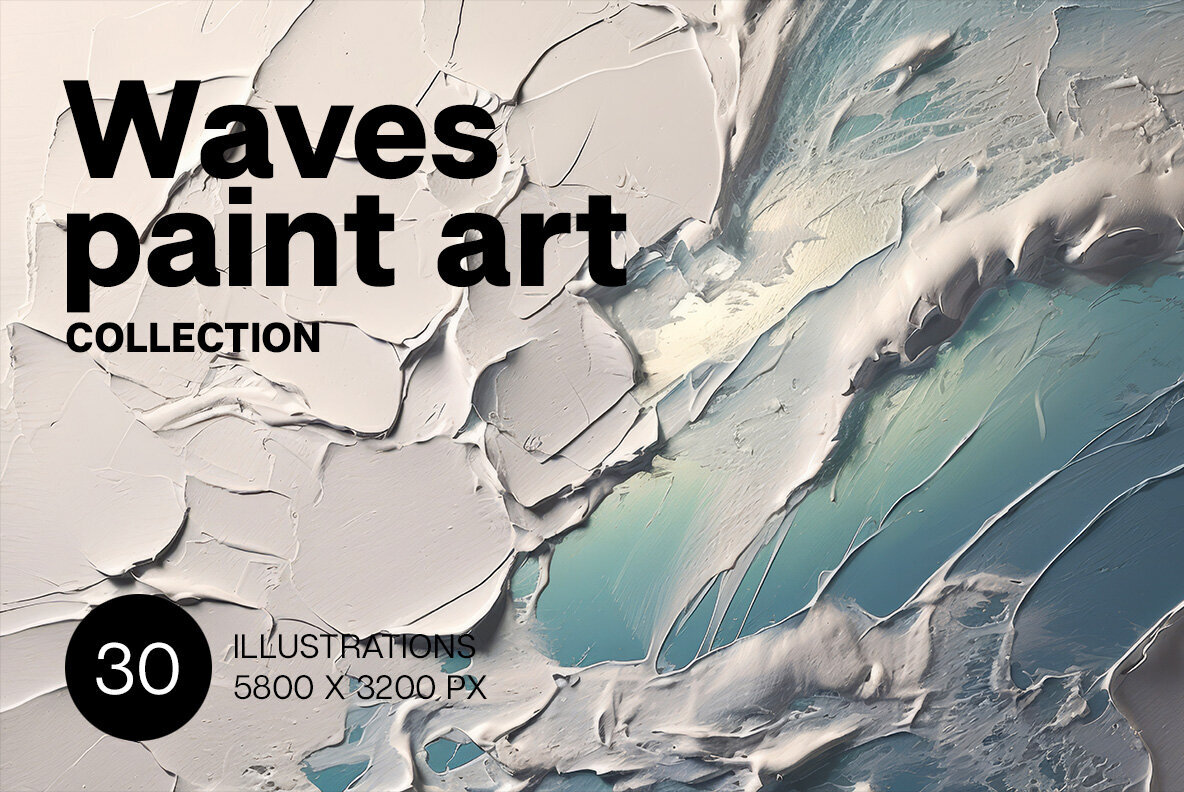 Waves Paint Art 1