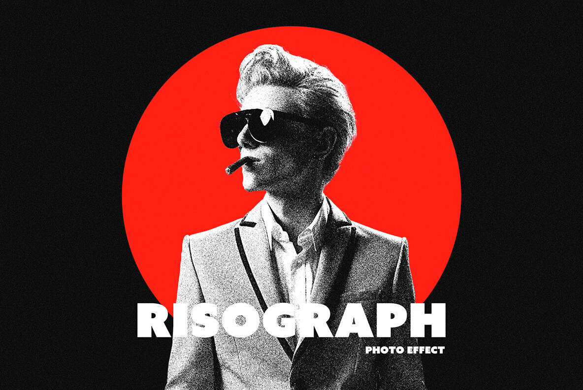 Grain Risograph Photo Effect 1