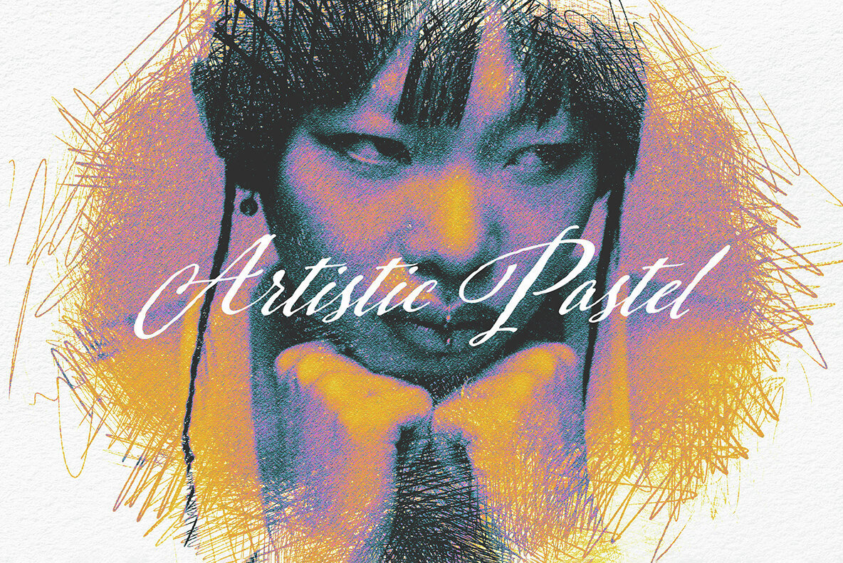 Artistic Pastel Photo Effect 1