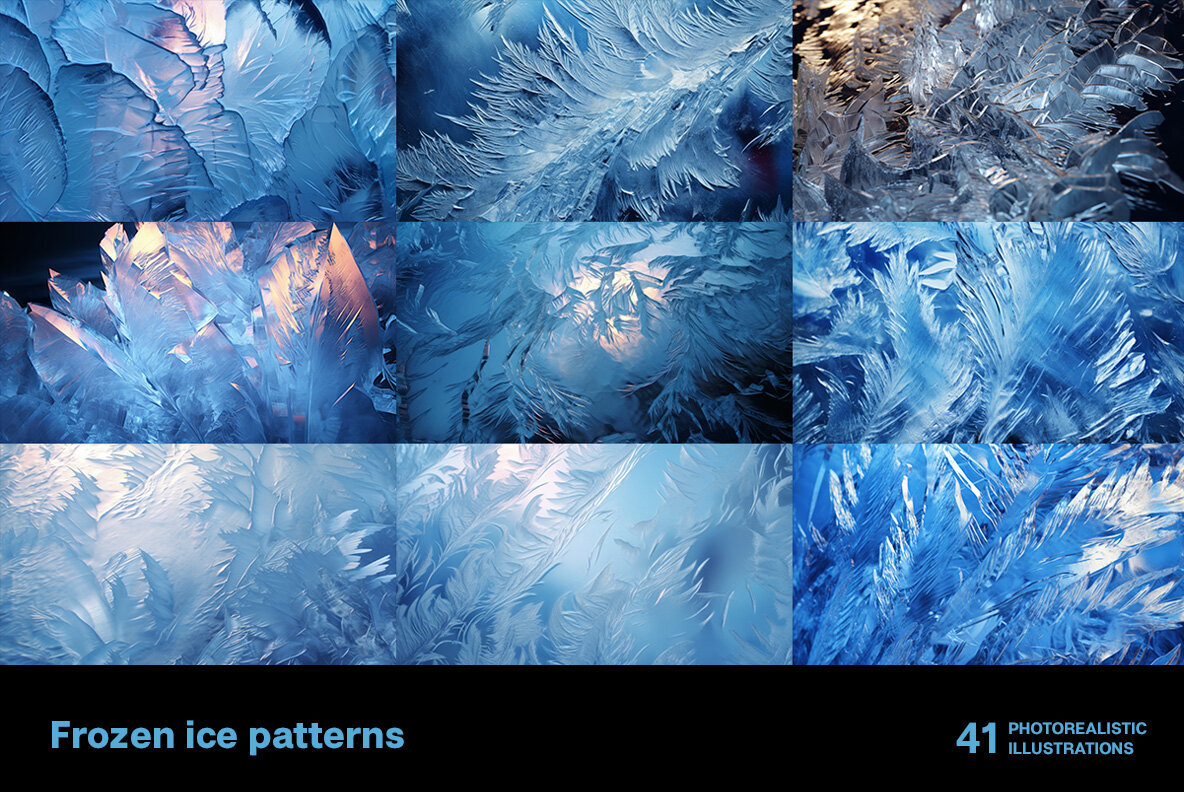 Frozen Ice patterns 3