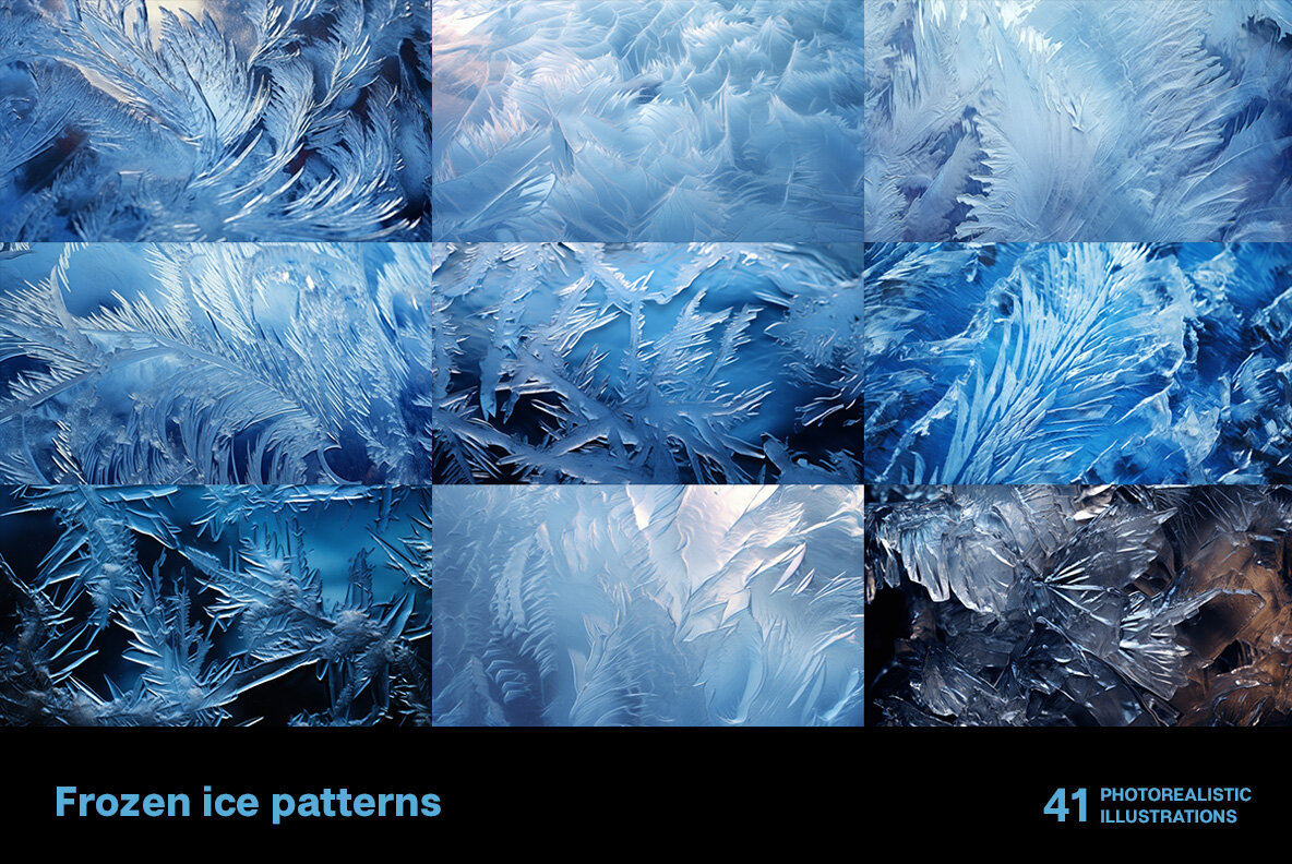 Frozen Ice patterns 4