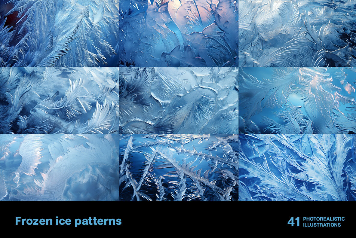 Frozen Ice patterns 5