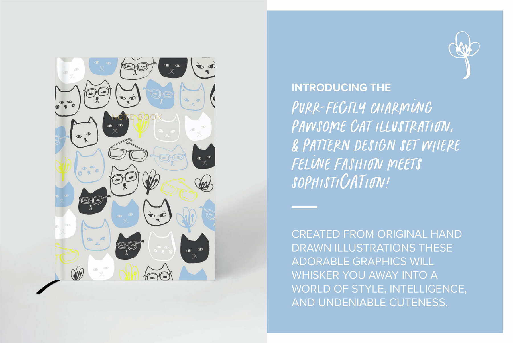 Pawsome Cats Seamless Pattern   Illustrations 2