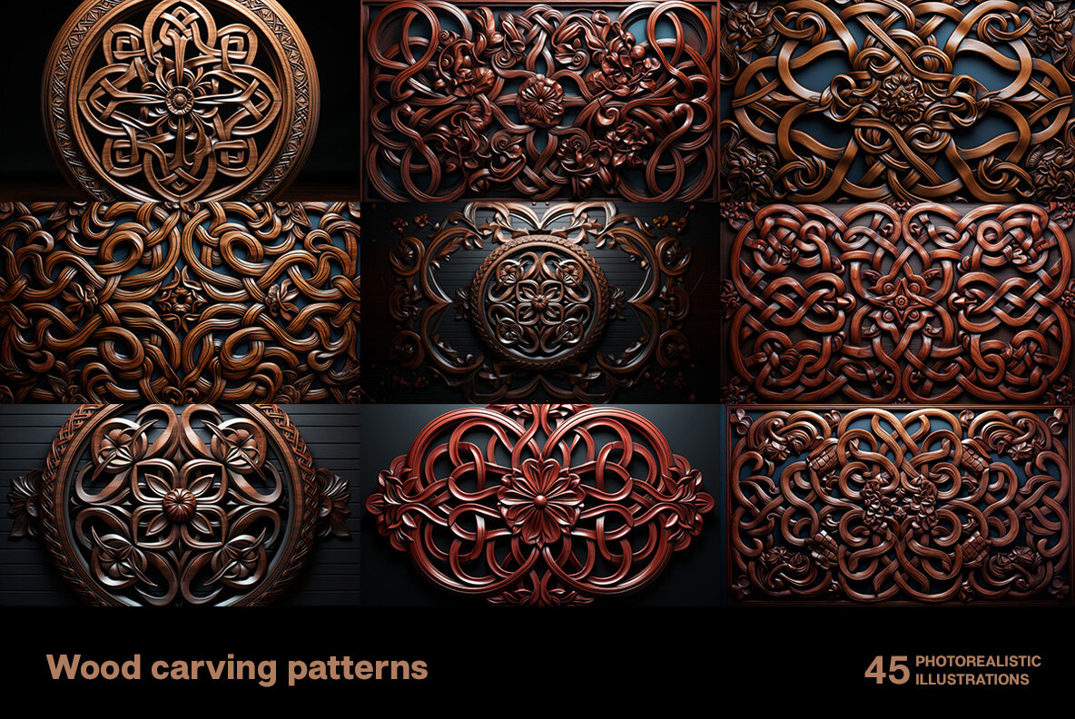Wood carving patterns 5