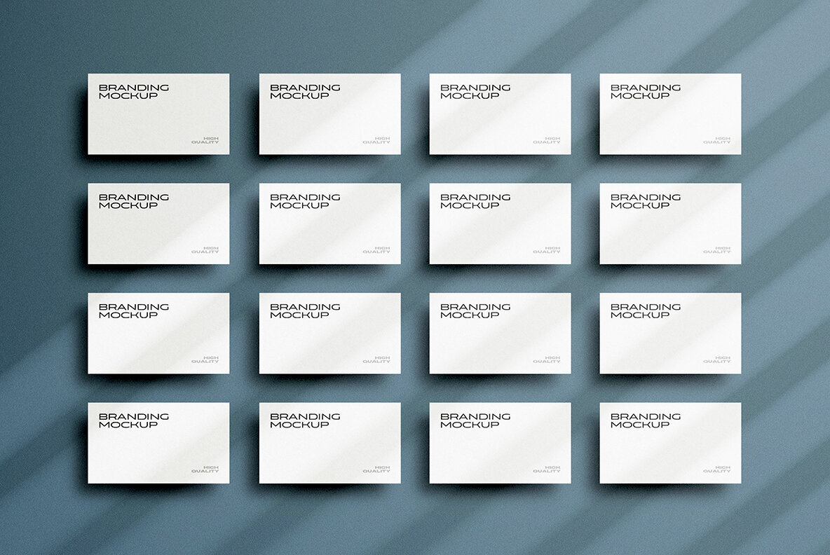 Branding Letterhead and Business Cards Mockups 3