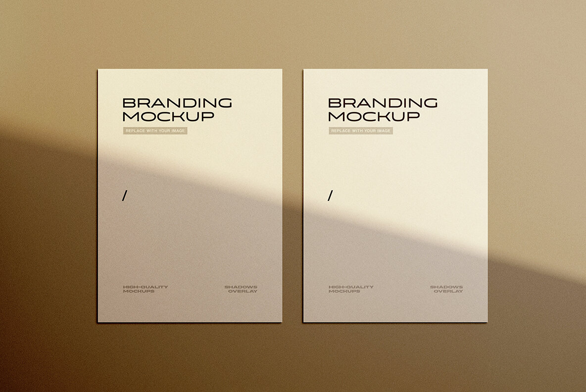 Branding Letterhead and Business Cards Mockups 7