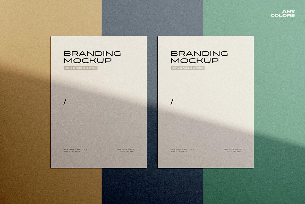 Branding Letterhead and Business Cards Mockups 10