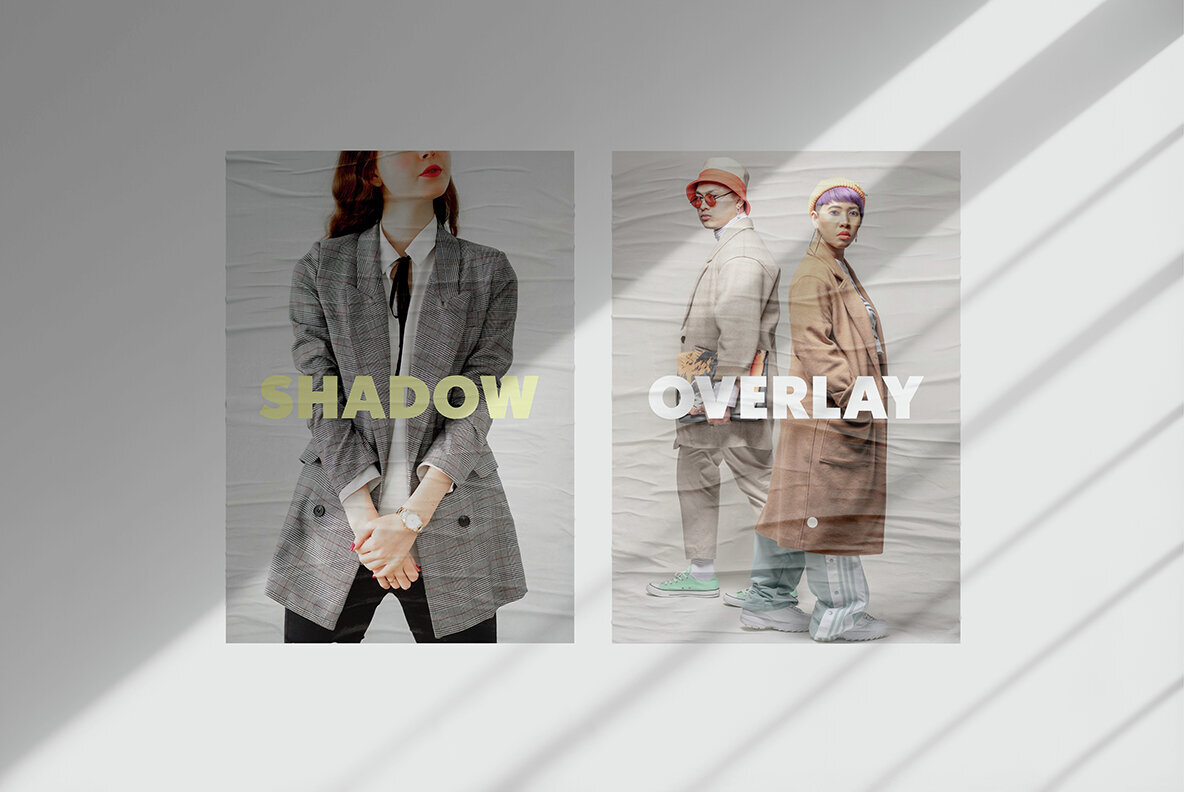 Sunlight Shadow Overlays Mockups 3