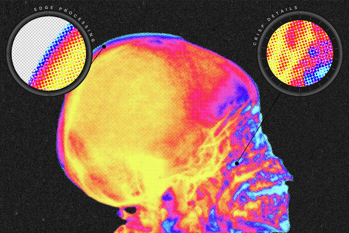 Spectrum Halftone Effect Action 2