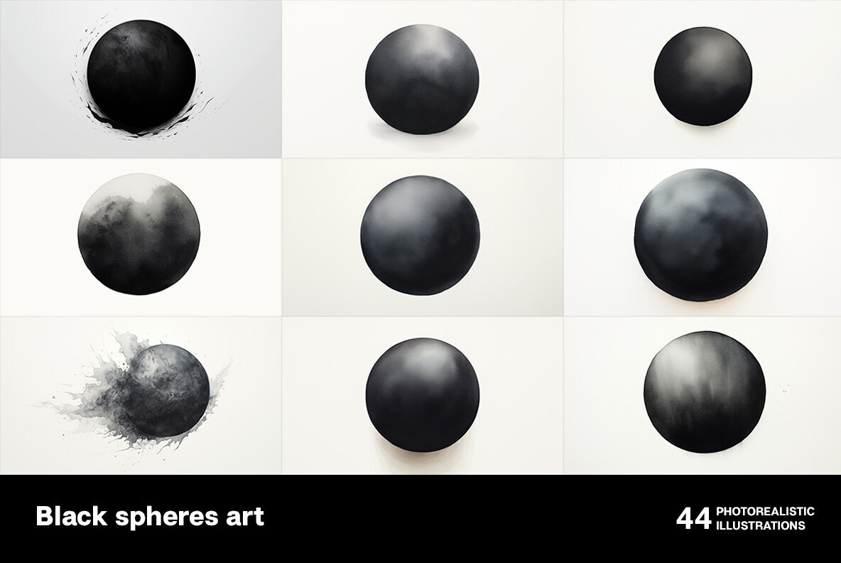 Black Spheres Art 2
