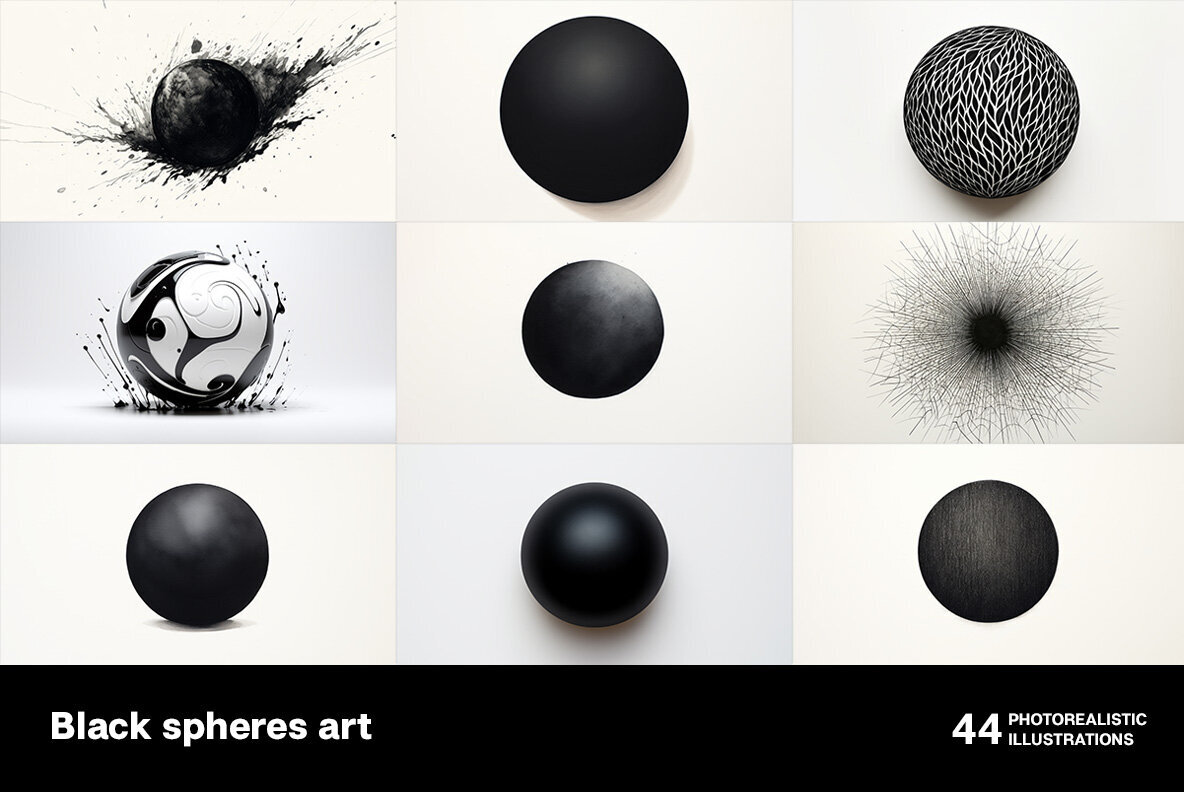 Black Spheres Art 3