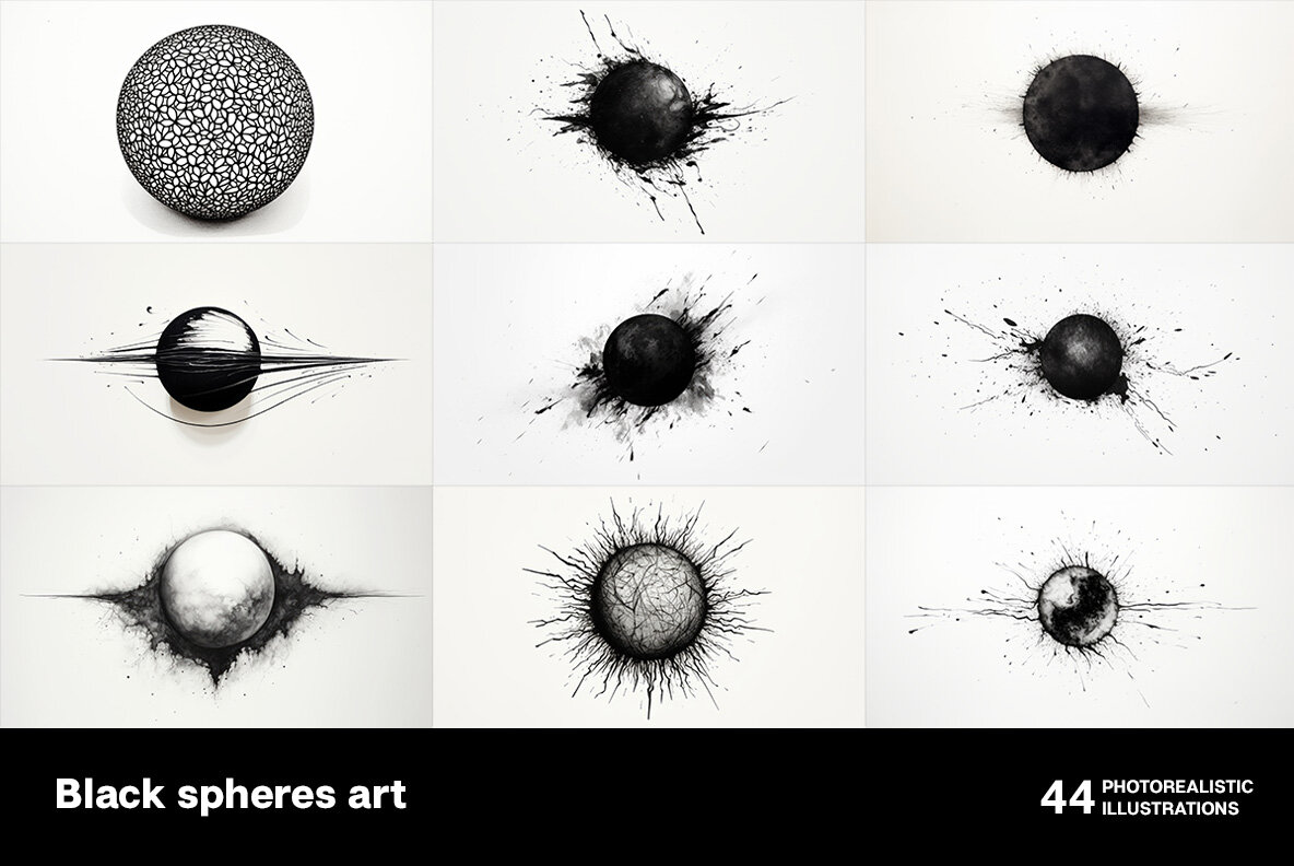 Black Spheres Art 4