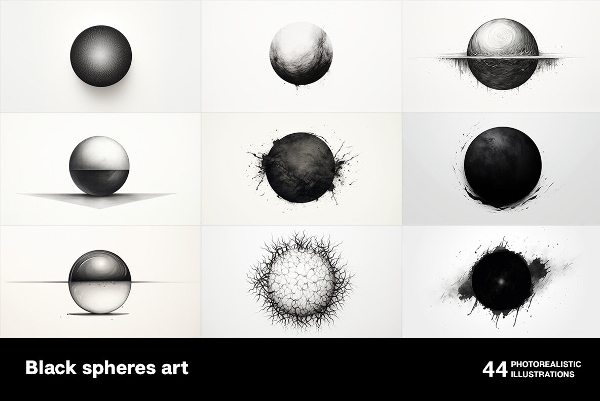 Black Spheres Art 5