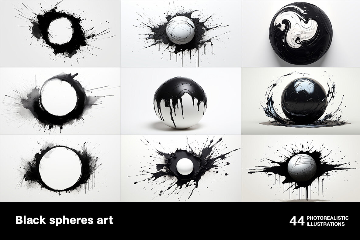 Black Spheres Art 6