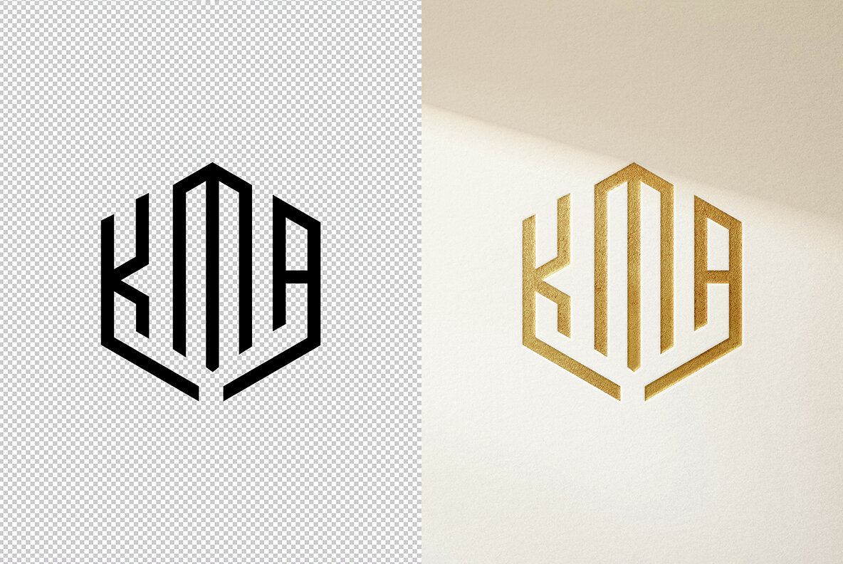 Deluxe Gold   Silver Foil Mockups with Shadow Overlays 7