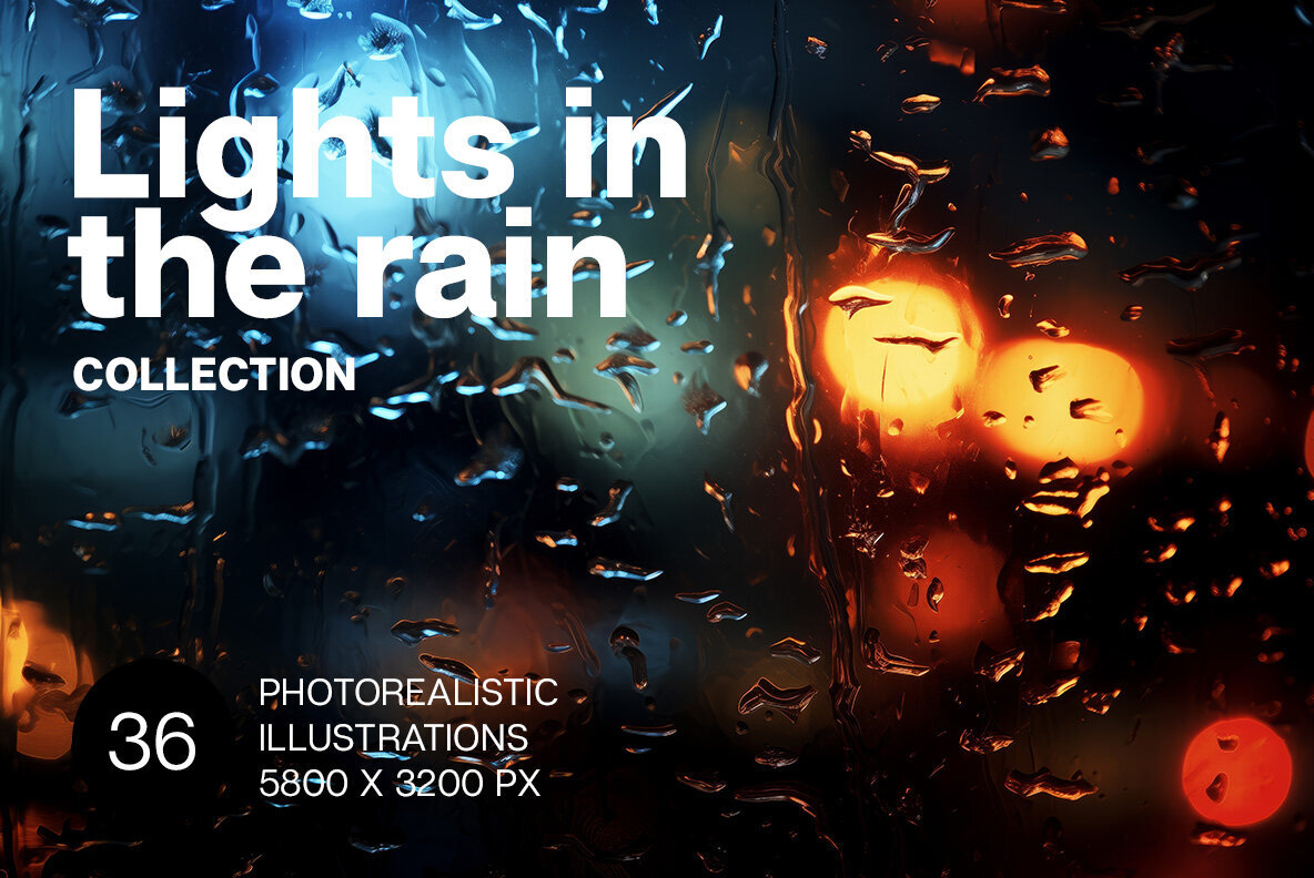 Lights in the rain 1