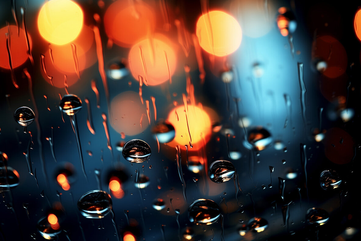 Lights in the rain 6