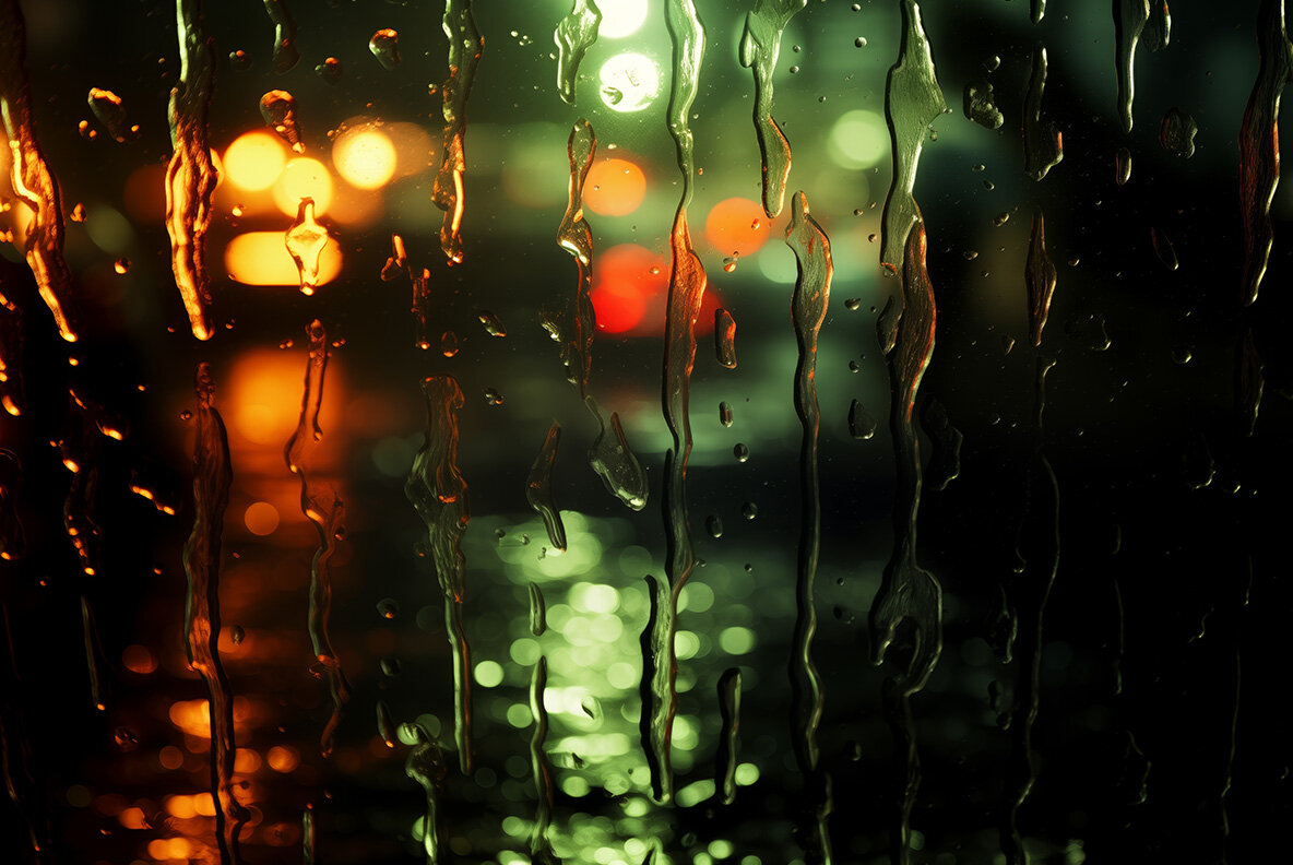 Lights in the rain 7