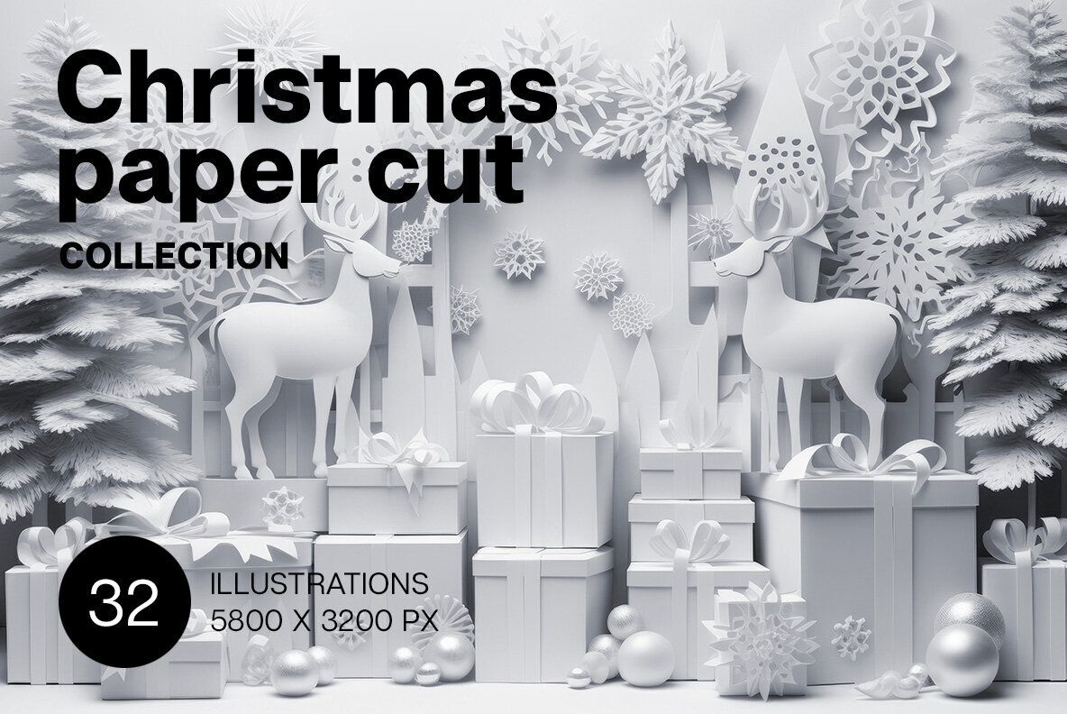 Christmas paper cut 1