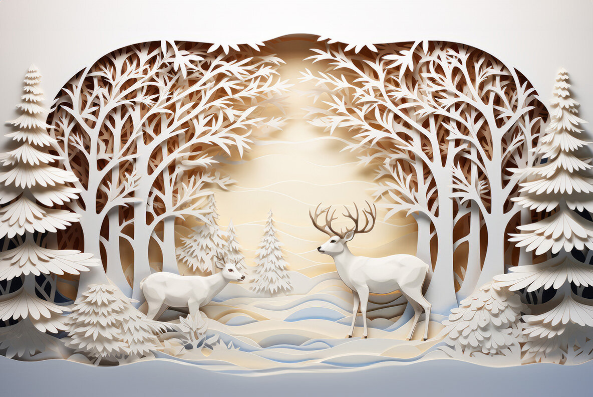 Christmas paper cut 7