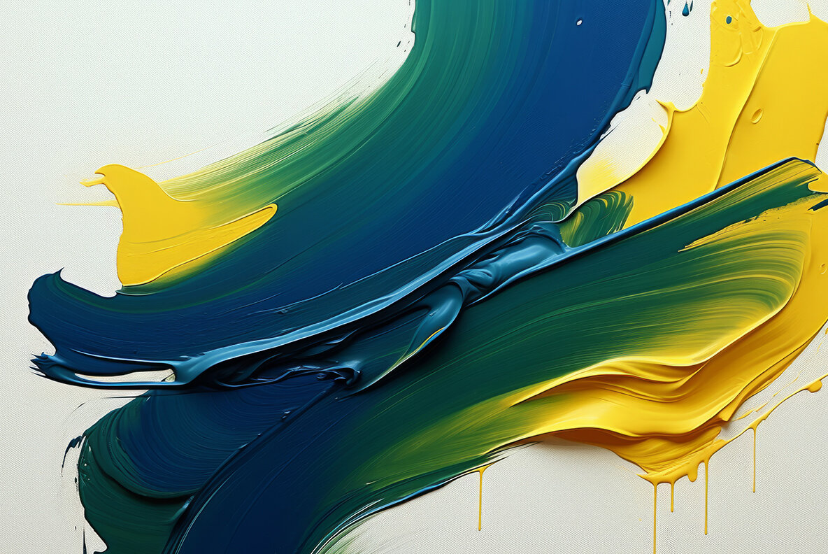 Paint brush strokes 8