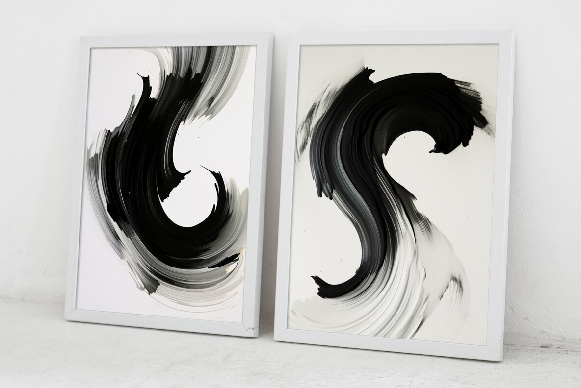 Paint brush strokes 9