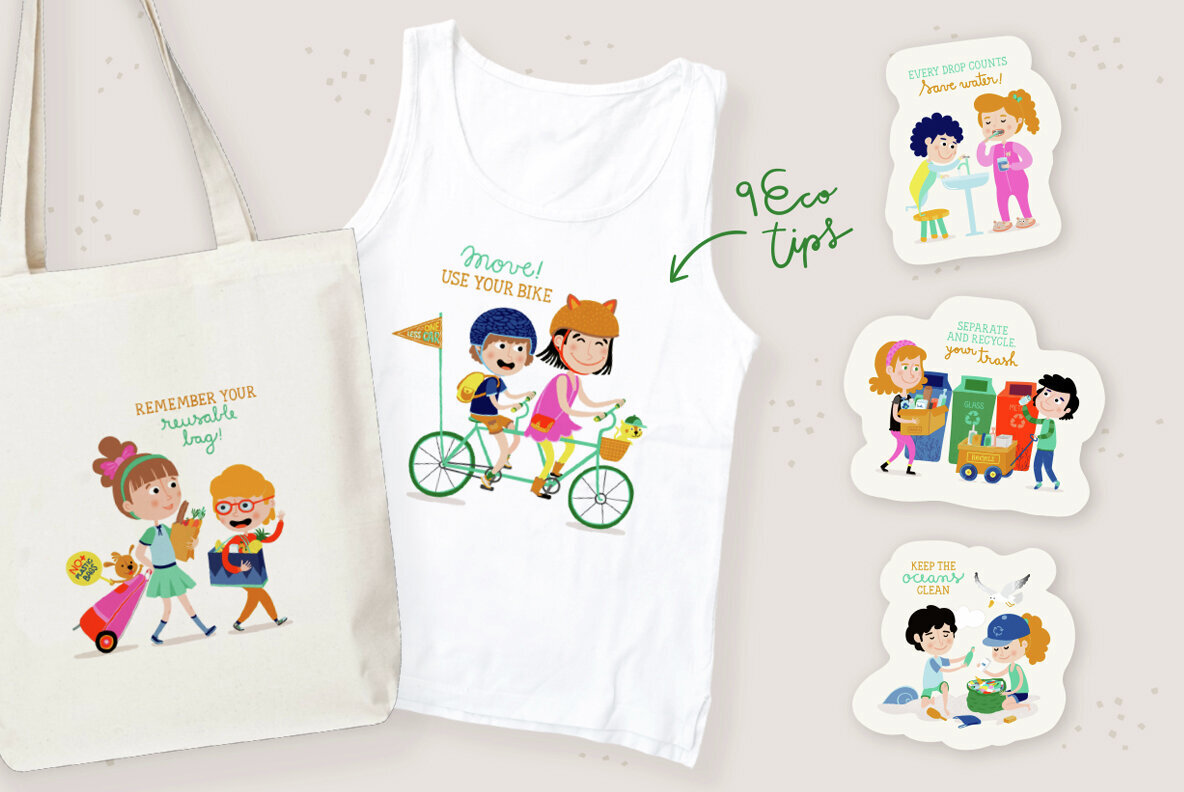 Eco Stickers to Care the Planet 2