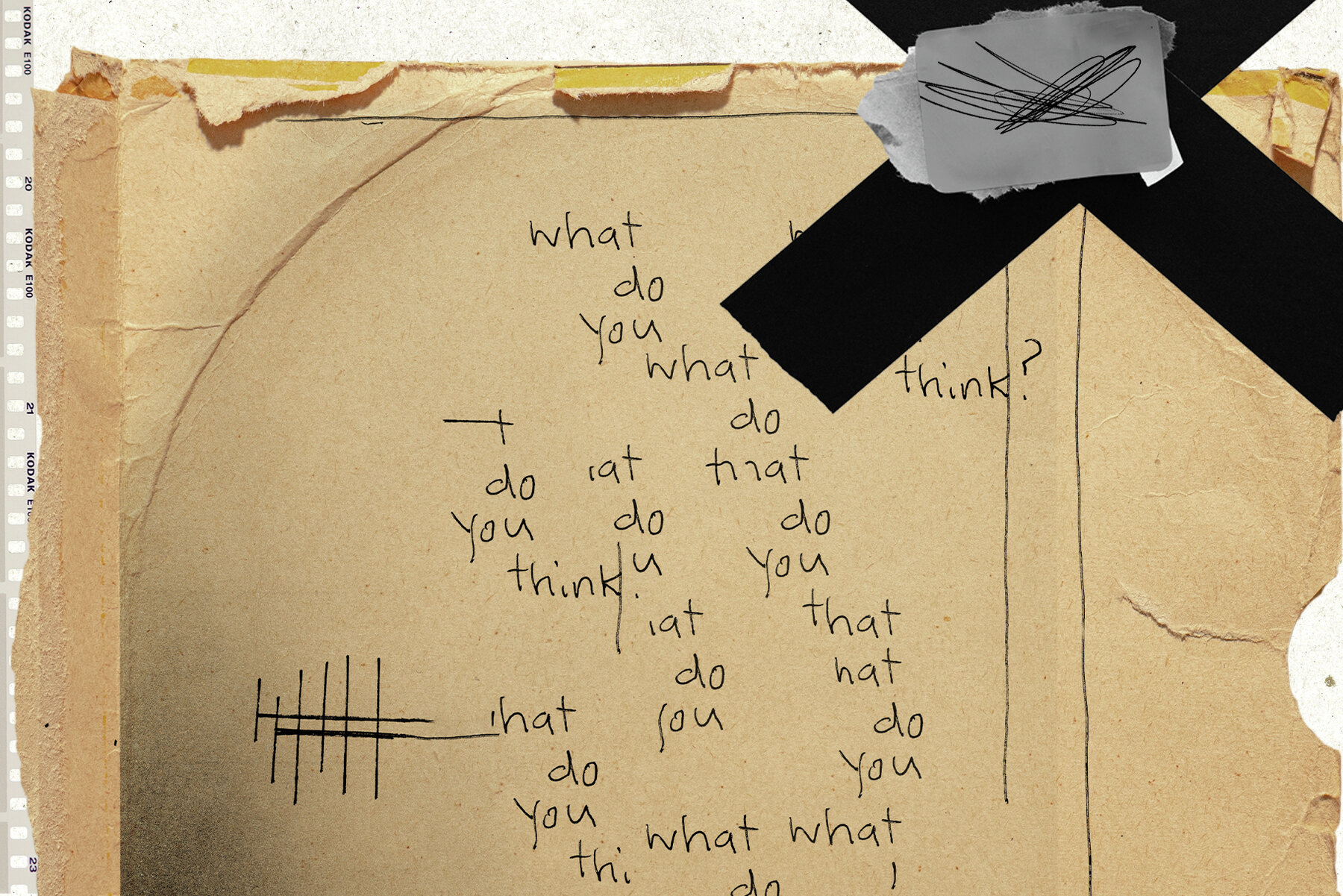 Mixed Media Collage   Abstract art 5