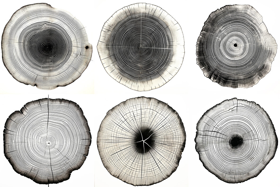 Black tree rings 6
