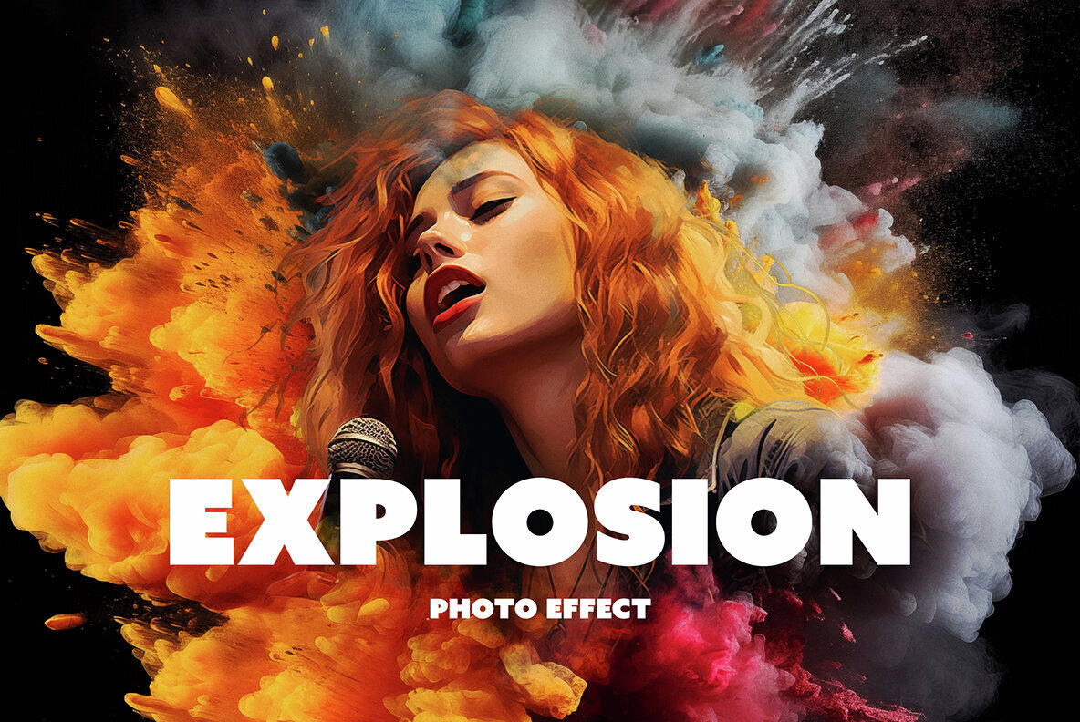 Cinematic Explosion Photo Effect 1