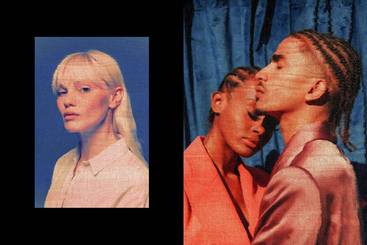 Oil Canvas Photo Effect 3